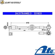 Brake Hose 24.5176-0402.3 for