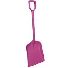 Pink Shovel Spade for Snow Stable Garden Builder One Piece Muck Plastic Shovel