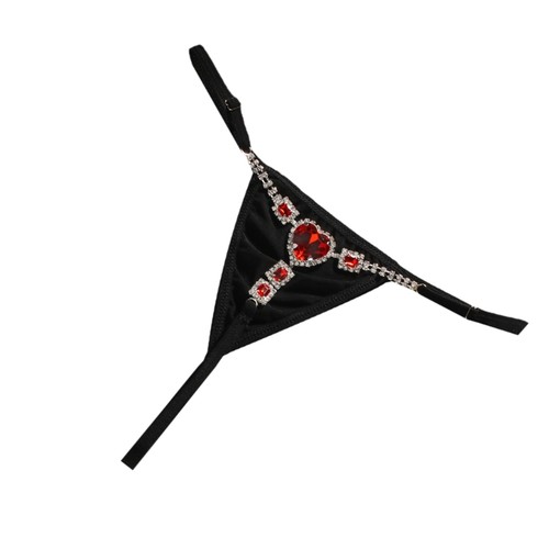 Women sexy rhinstones thongs - women,