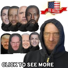 Cosplay Breathable sun-protection Mask Full Celebrity Face Rapper holloween