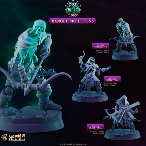 Skeleton archer set - skeleton,