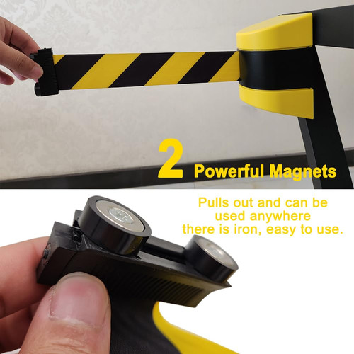 Magnetic belt barrier - magnetic,