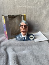 Partially Working Vintage John Major Electronic Alarm Clock WESCO Head Bangers