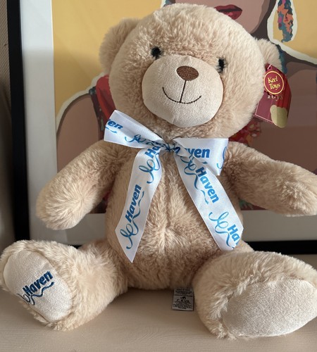 Large haven holiday teddy bear - holiday,