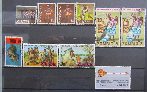 Zambia stamps 1968 1973 - 1968,
