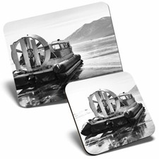 Mouse Mat & Coaster Set - BW -