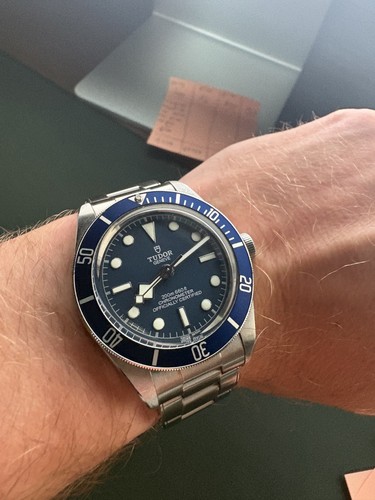 Tudor black bay blue - blue, men's