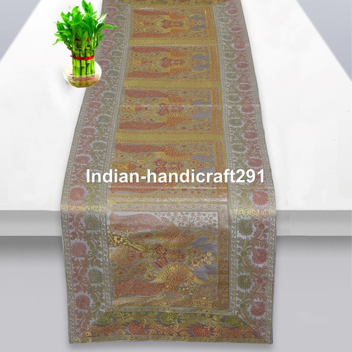 Indian brocade silk table - silk,