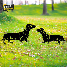 Dachshund Dog Metal Decor for