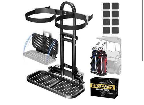 Foldable golf cart rear seat - foldable,