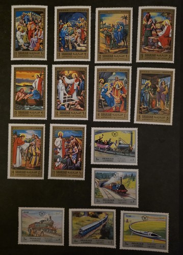 Sharjah stamp lot mint - sharjah,