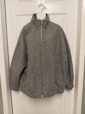 Tu Woman Grey Zip Up Coat -