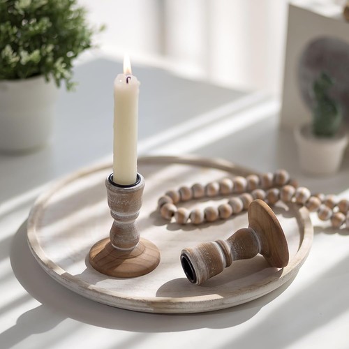 Nuptio wooden candlesticks - nuptio,