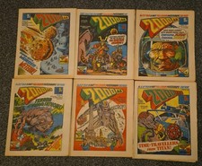 2000AD EARLY 25 - 30 issues/Programmes RARE Vg Condition, 1977