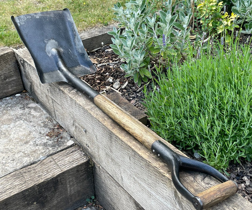 Vintage garden handle shovel - vintage,