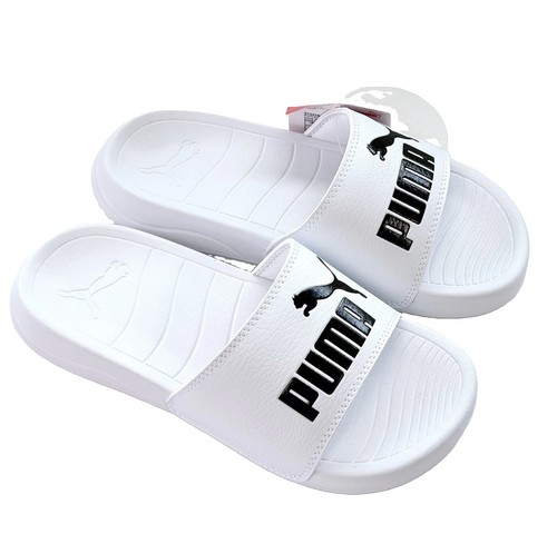 Puma popcat logo - sliders, white