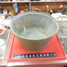 Large Vintage Brass Coal