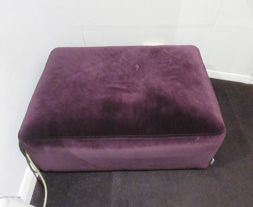 Habitat purple low velvet - purple,