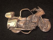 Vintage Honda Motorcycle Brass Belt Buckle The Great American Buckle Co USA
