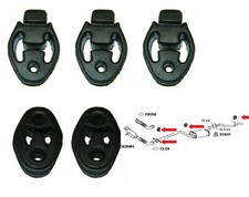 Full Set Of 5 Exhaust Rubber Hanger Mounts Fits Ford Focus 1.8 TDCi