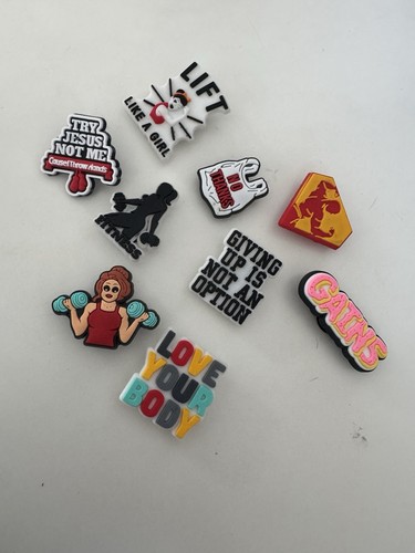 Croc badges charms gym fitness - charms,
