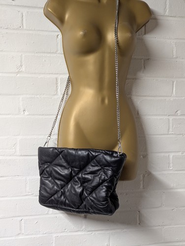 Topshop padded quilted black - quilted,