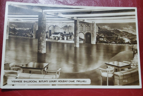 Butlins pwllheli postcard - butlins,
