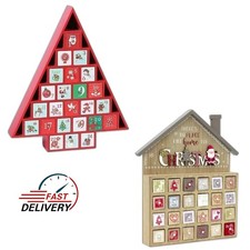 Wooden House Advent Calendar