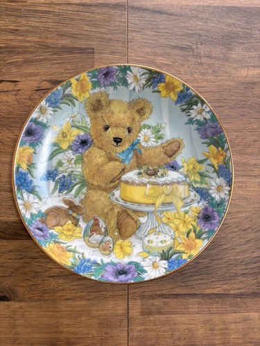 Teddy easter treat plate - treat,