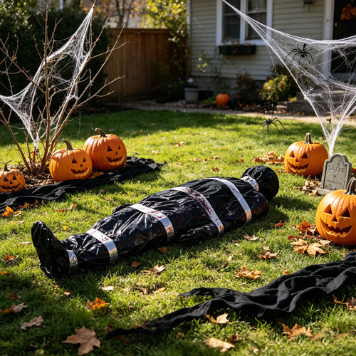 Dead body bag prop halloween - dead,