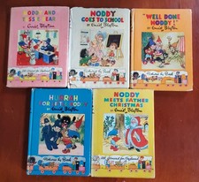 5 Vintage Little Noddy Books