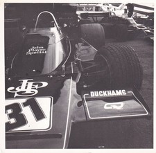LOTUS JPS, CAR No.31, PART FRONT VIEW, PHOTOGRAPH.