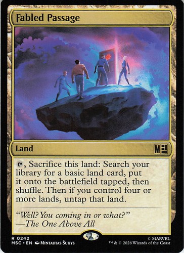 Fabled passage commander - passage, r