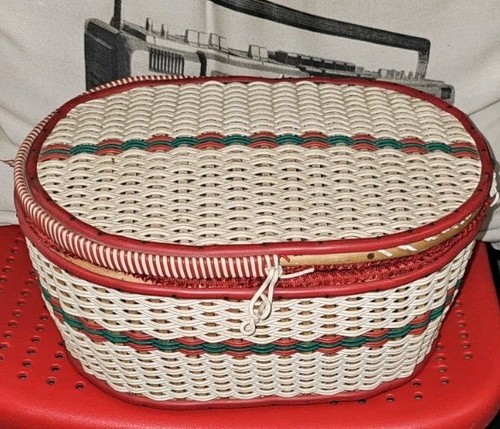 Vintage woven plastic - vintage,