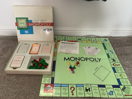Vintage french monopoly board - vintage,