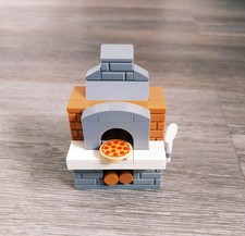 Pizza oven made by genuine Lego bricks