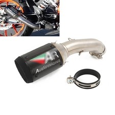 Exhaust Mid Pipe 2" Carbon