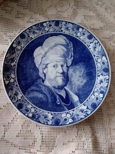DELFTS BLAUW VINTAGE Plate Man
