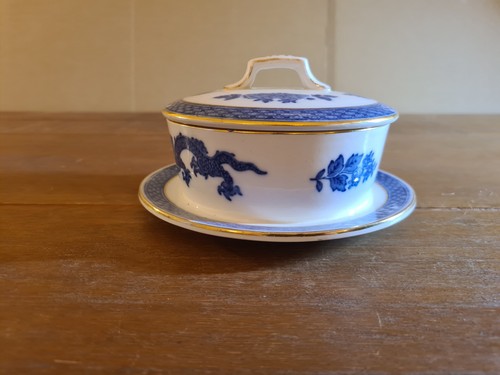 Cauldon blue dragon - blue, serving