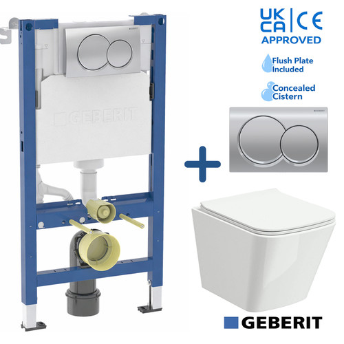 Wall hung toilet geberit - hung, 98cm