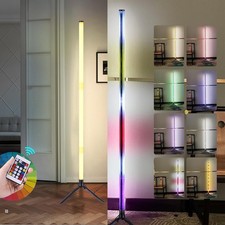 Floor RGB LED Lamp Corner Light Standing Mood Remote Colour Changing Lamp House