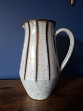 vintage Denby Stoneware Studio Grey Jug Gravy Sauce Custard Pitcher vase pottery