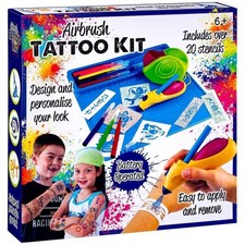 Airbrush Tattoo Kit - Blue