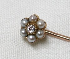 Antique 15ct Gold Pearl And
