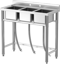 Stainless Steel 3 Compartment