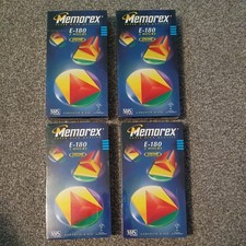 Memorex shq 180 vhs blank - 4x,