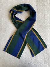 Vintage - Templeton College Oxford- Striped -100%  Wool Scarf - Exc Condition 