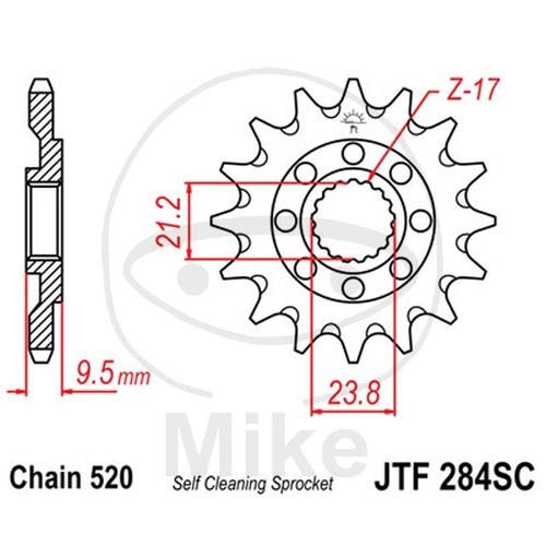 Racing sprocket z13 520 - racing,