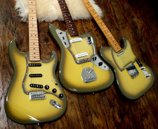 Fender Japan 'Holy Trinity' Antigua (Jaguar, Stratocaster and Telecaster) 2000s