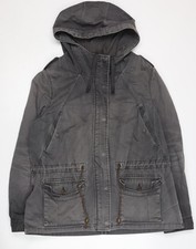 H&M Women's Grey Parka Jacket